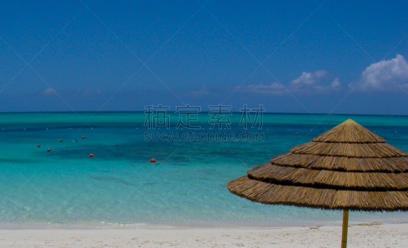 格雷斯海湾,自然,天空,宁静,度假胜地,水平画幅,沙子,无人,蓝色,绿松石色