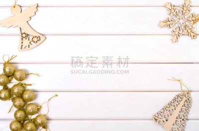 雪花,圣诞树,树顶装饰,贺卡,留白,新的,雪,盒子,乡村风格,白色