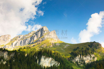 布朗沃尔德,瑞士,格拉鲁斯州,图像,阿尔卑斯山脉,瑞士阿尔卑斯山,草,无人,夏天,户外