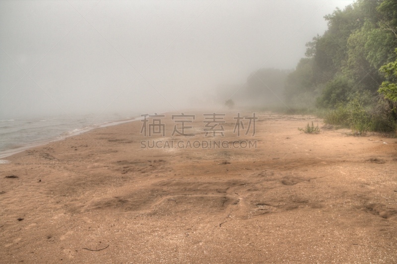 海滩,威斯康星,北,哈灵顿,密尔沃基市,密歇根湖,州立公园,自然,美国,湖岸