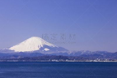 相模湾,富士山,亚洲,自然,图像,海洋,太平洋,无人,神奈川县,户外