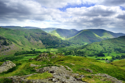 日光,caudale moor,哈德萨普,英格兰湖区,坎布里亚,国家公园,水平画幅,山,无人,英格兰