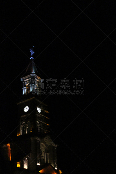 夜晚,小礼拜堂,礼拜岩,垂直画幅,阿根廷,岩石,建筑,无人,古老的,巨大的