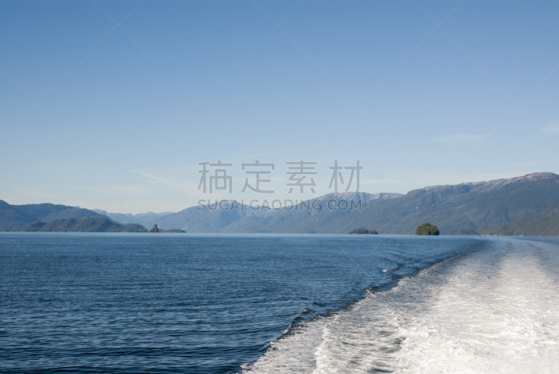 雾,峡湾,国家纪念碑,通加斯国家森林,凯契根,海上航道,水湾,温带雨林,阿拉斯加,陡峭