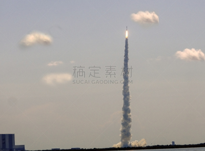 火箭,肯尼迪航天中心,航空业,天空,太空,水平画幅,太空船,科学,起飞,探险