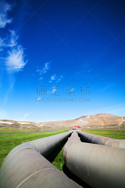 温泉,热电厂,卡拉夫拉,喷气孔,地热发电站,垂直画幅,多代家庭,能源,装管,火山地形