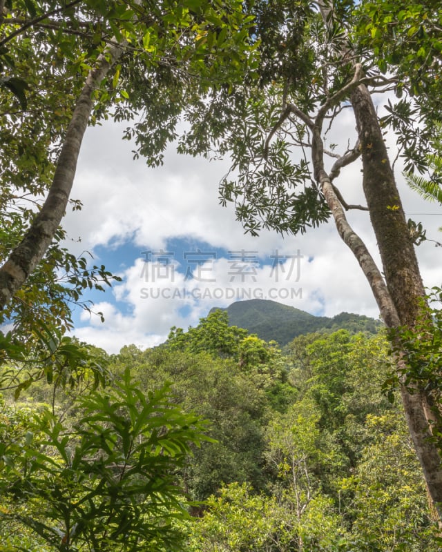 山,长满青苔峡谷,三k党人,垂直画幅,天空,褐色,无人,户外,云景,白色