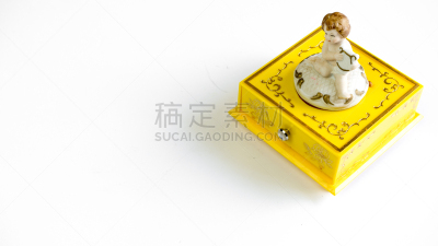 天使,公文包,可爱的,首饰盒,依诺斯像,白色,小天使,丘比特,水平画幅