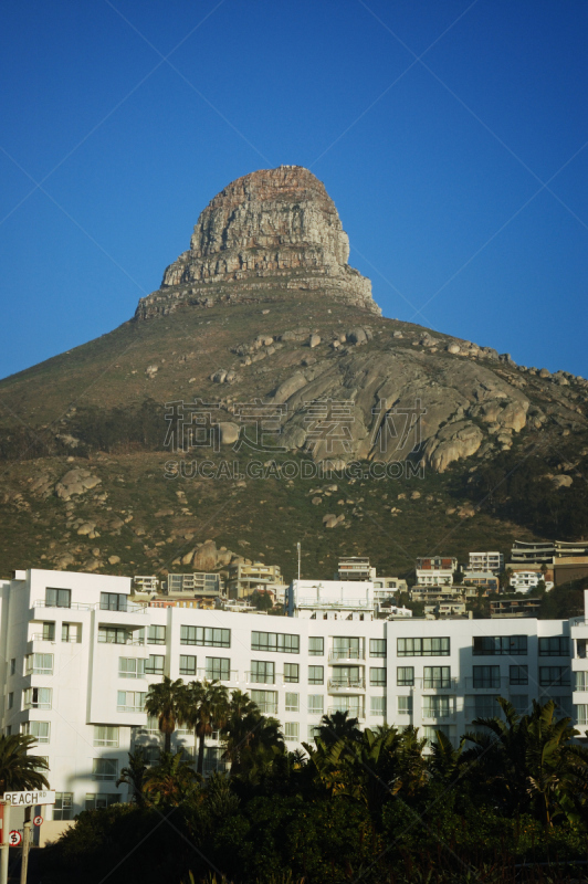 狮头峰,绿岬,海之角,好望角,开普半岛,垂直画幅,天空,圆顶建筑,岩石,无人