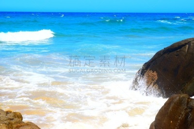 风景,海滩,水平画幅,无人,海景,户外,阳光海岸,库拉姆海滩,摄影