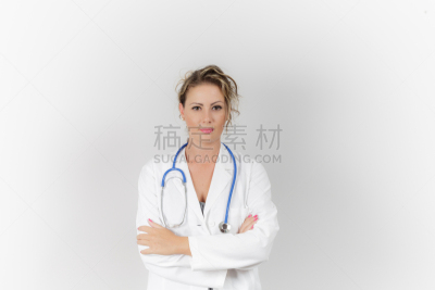 听诊器,拿着,留白,诊疗室,健康,仅成年人,青年人,注射