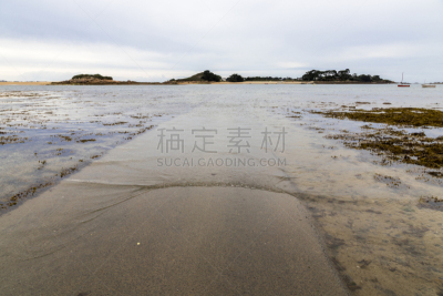 法国,斯德岛,布列塔尼,热,大西洋,著名景点,水湾,夏天,户外,低的