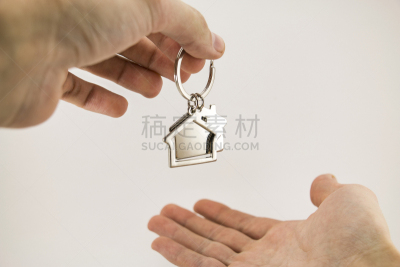手,房地产,公寓,帮助键,房地产标志,水平画幅,符号,房地产经纪人,偏远的