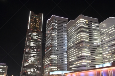 夜晚,横滨,城镇景观,水平画幅,无人,户外,都市风景,建筑业,商业金融和工业,城镇
