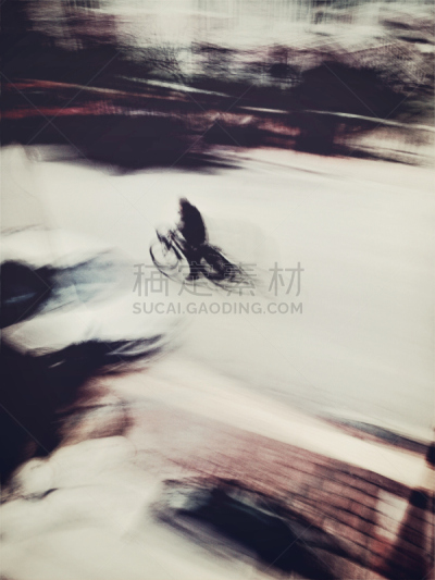 都市风景,街道,运动模糊,自行车,垂直画幅,灵感,市区路,交通,户外,交通方式
