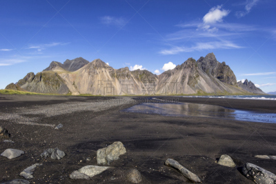 冰岛国,风景,海岬,海岸线,名声,天空,美,水平画幅,云,沙子
