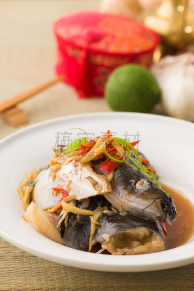 鱼肉,中国食品,金头鲷,细香葱,垂直画幅,海鲷,海产,商店,柠檬,海洋