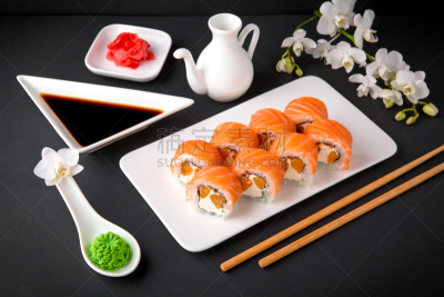 寿司,清新,奶油干酪,官吏,三文鱼,切片食物,费城,菜单,食品,摩尔多瓦共和国