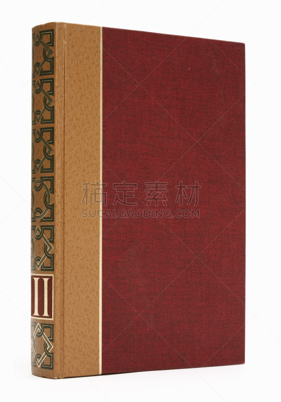 书,垂直画幅,空白的,留白,纹理效果,无人,白色背景,精装书,背景分离,复古风格
