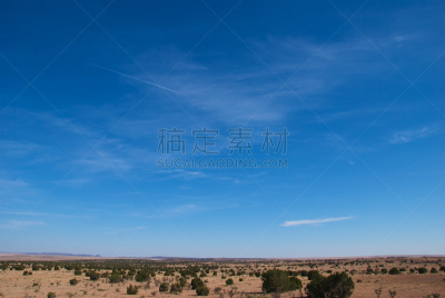 沙漠,现代,墨西哥,圣塔菲小路,灌木丛,自然,天空,州立公园,美国,水平画幅