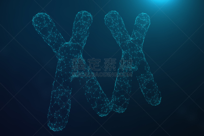 人,三维图形,条纹,概念,点连成线,遗传研究,基因突变,染色体,电子人,低多边形效果