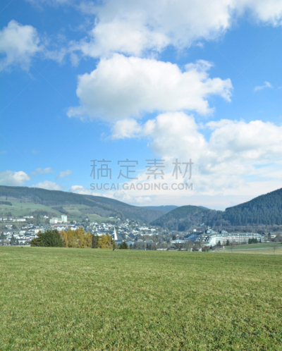黑森州,维林根,德国,乡村,垂直画幅,高原,度假胜地,旅游目的地,无人,欧洲