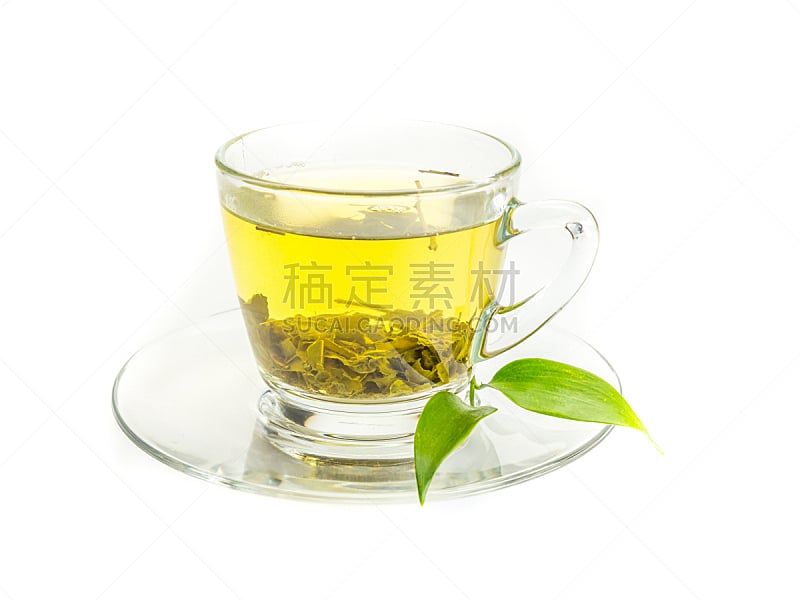 绿茶,分离着色,饮料,茶,健康保健,自然界的状态,一个物体,背景分离,药,替代医药