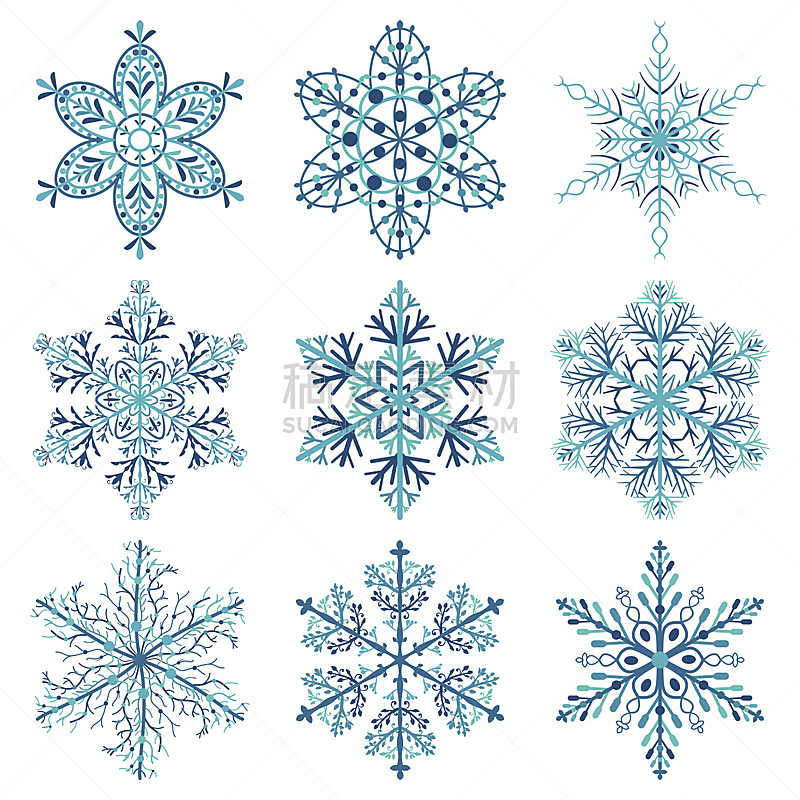 雪花,冰晶,寒冷,华丽的,圣诞装饰物,背景分离,霜,雪,装饰物
