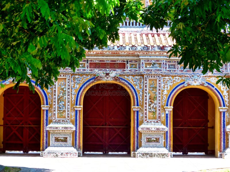 Vietnam-Hué, cité impériale, cité interdite, porte