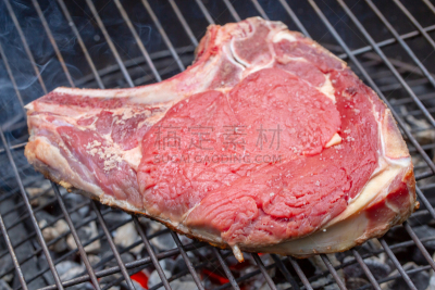 生食,特写,牛肉,肋骨,烤肉架,褐色,炸肉排,水平画幅,无人,澳大利亚文明