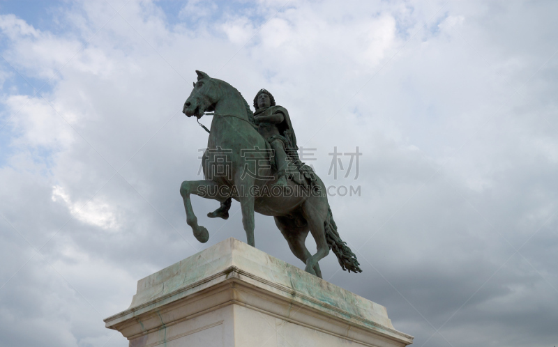 里昂,雕像,白来果广场,法国,Louis XIV,纪念碑,旅游目的地,水平画幅,建筑,无人