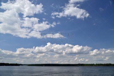 万塞,旅游目的地,水平画幅,无人,全景,柏林,勃兰登堡州,户外,云景,游艇