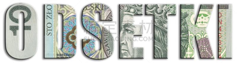 波兰兹罗提,利率,纹理效果,100号,水平画幅,绘画插图,商业金融和工业,波兰,股票,预算