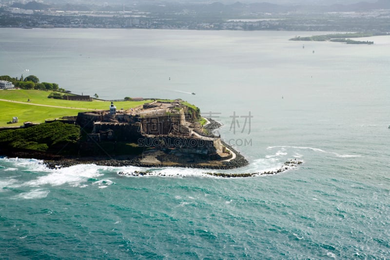 Aerial view of El Morro Puerto Rico