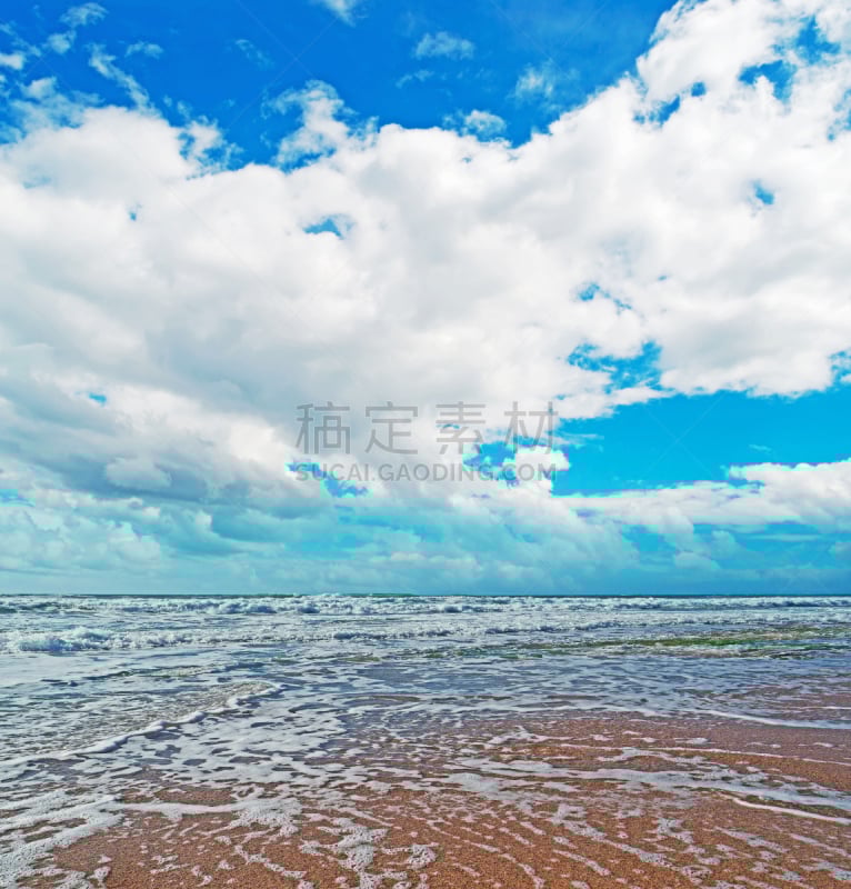 海浪,海滩,垂直画幅,水,天空,美,沙子,无人,夏天,户外