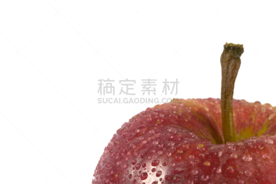 红色,苹果,水,水平画幅,湿,偏远的,干净,完美,彩色图片