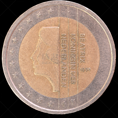 荷兰,国内著名景点,侧面视角,黑色背景,princess beatrix,数字2,代表,人的脸部,金融,欧洲