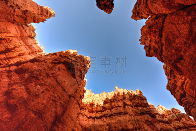 圆形剧场,万岩柱,犹他,沙岩,著名景点,沙漠,岩石,户外,旅行者,高原