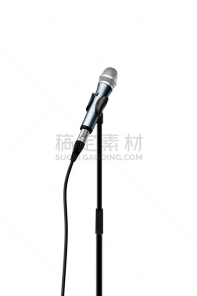 麦克风,白色,传声器架,卡拉ok,录音棚,电缆,垂直画幅,无人,背景分离