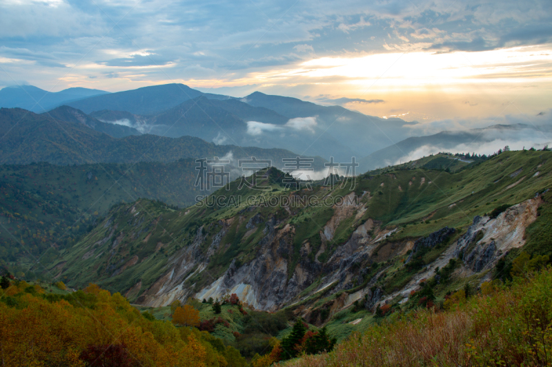 秋天,风景,叶子,自然,季节,长野县,图像,国家公园,美,日光