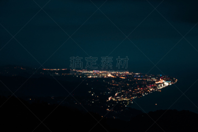 夜晚,山,全景,非凡的,伦敦城,高处,皮钦查,人口爆炸,古代文明,美国