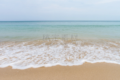 沙子,蓝塔岛,海滩,甲米,波浪,水,天空,度假胜地,水平画幅,无人