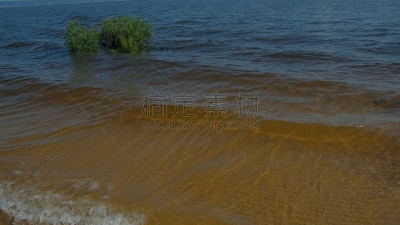 水,干净,波浪,伏尔加河,公亩,沙子,海滩,在下面,美,水平画幅