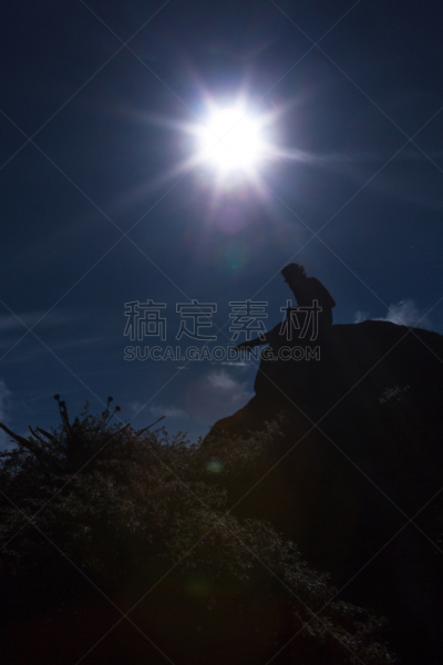罗赖马山,sunrise point,平顶山,canaima,罗赖马州,平顶山区,委内瑞拉,垂直画幅,南美,无人