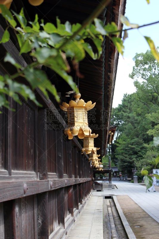 北野天满宫,京都府,垂直画幅,灯笼,旅游目的地,无人,日本,市场,京都市,寺庙