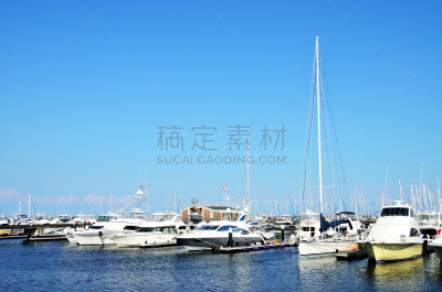游艇,横滨,日本,游艇码头,水,天空,风,休闲活动,水平画幅,固定的