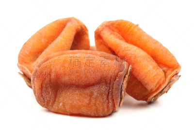 干的,柿子树,水平画幅,橙色,水果,无人,有机食品,熟的,背景分离,小吃