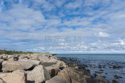 斯卡恩,海滩,日德兰半岛,波罗的海,天空,水平画幅,沙子,无人,当地著名景点,夏天
