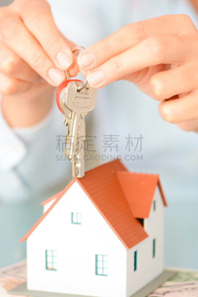 玩具屋,概念,钥匙,垂直画幅,房地产标志,顾客,金融,房地产,房地产经纪人,金融和经济