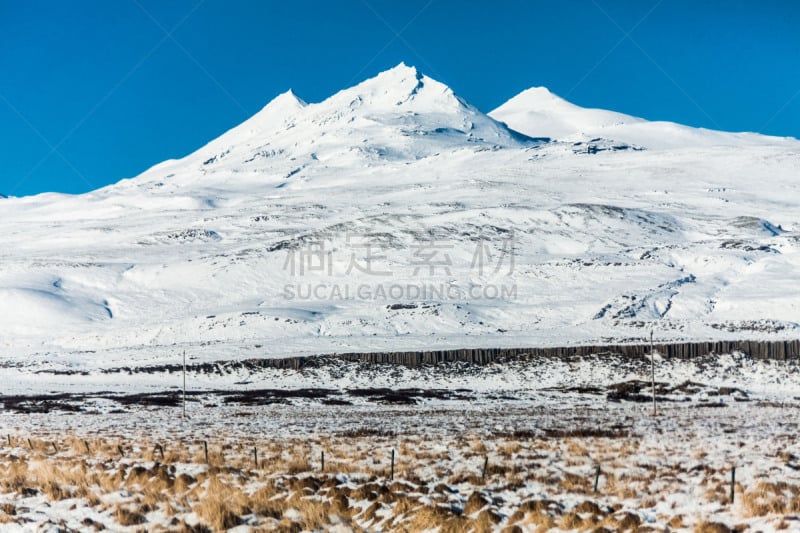 冰岛国,海滩,博尔加内峡湾,冬天,城镇,风景,博尔加内斯,半岛,水,天空